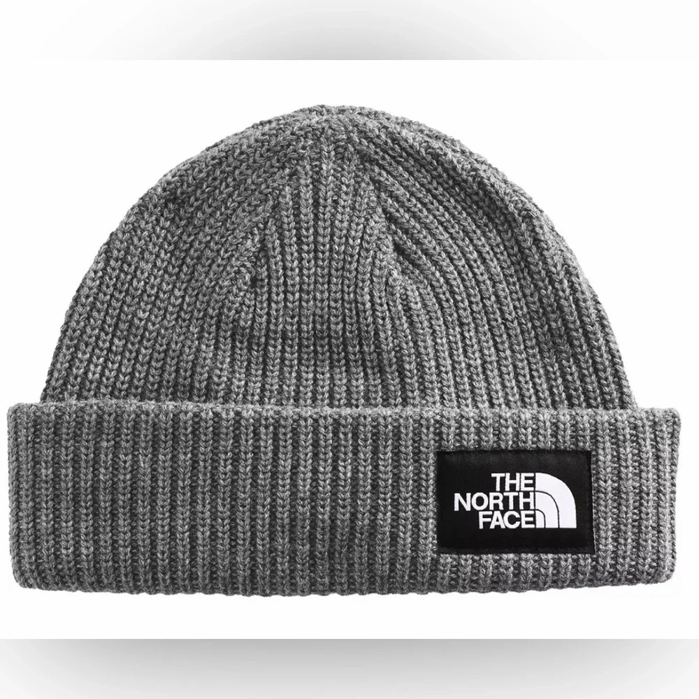 The North Face Salty Dog Lined Beanie Hat Gray Unisex Cozy Winter Cap